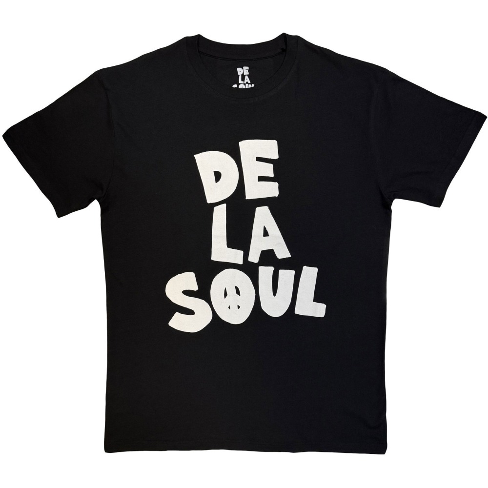 De La Soul - Logo Mono Mens Tshirt - Black/White